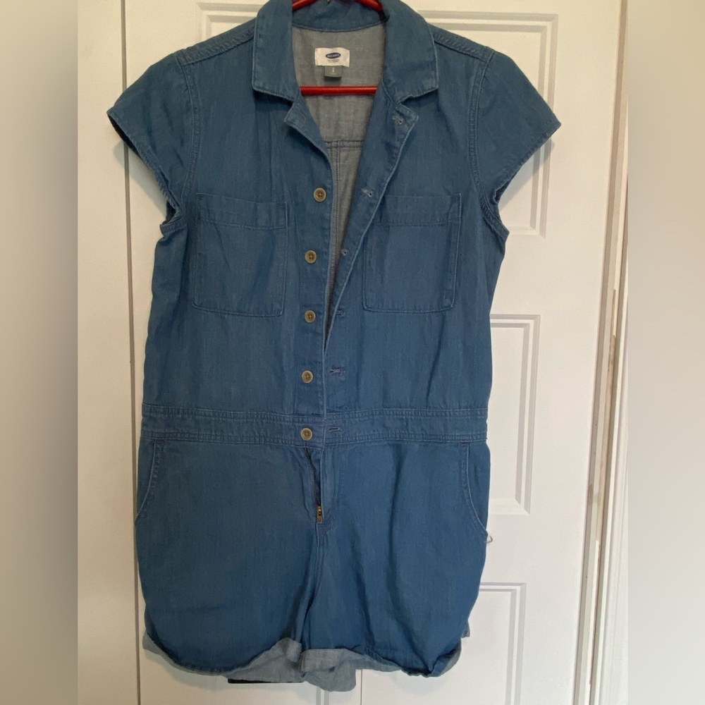 Comfy Denim Romper
